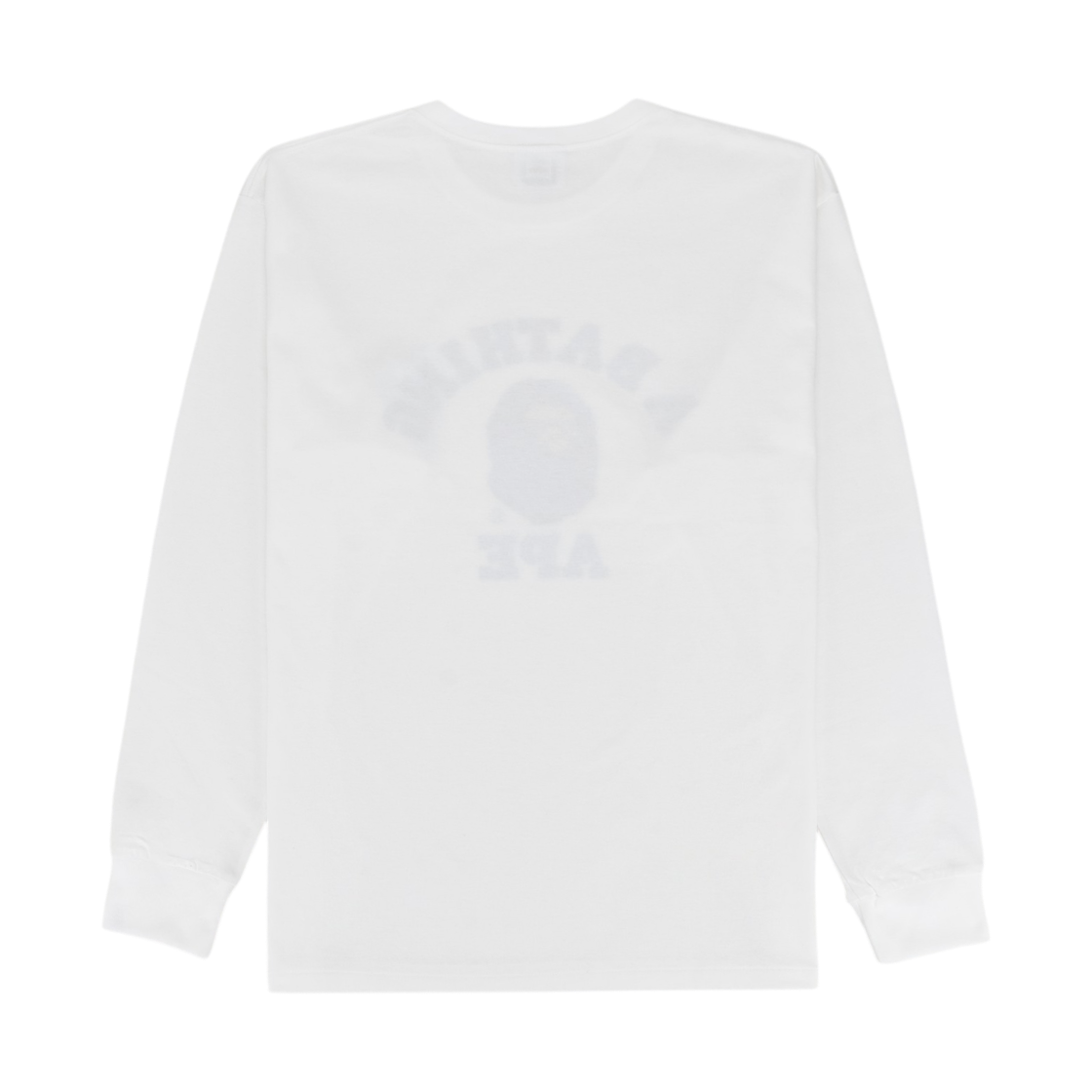베이프 컬리지 롱슬리브 티셔츠 화이트(BAPE College L/S T-Shirt White) - 2