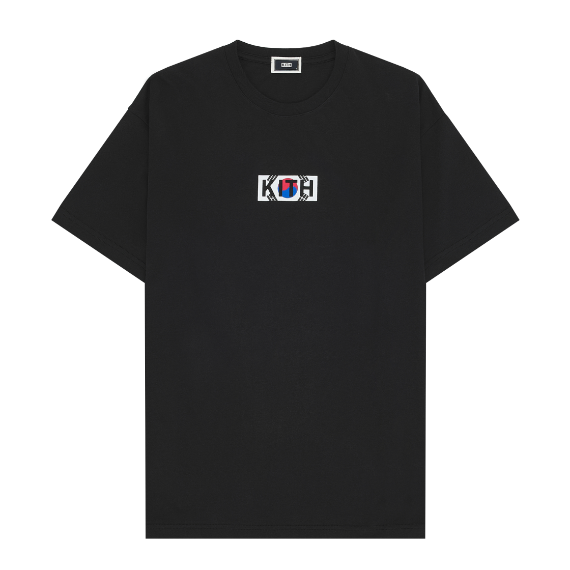 키스 서울 박스 로고 티셔츠 블랙(Kith Seoul Box Logo T-Shirt Black) - 1