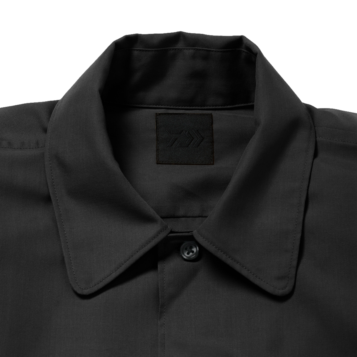 다이와 피어39 테크 스포츠 오픈 칼라 셔츠 롱슬리브 솔리드 블랙 - 26FW(DAIWA PIER39 Tech Sports Open Collar Shirt LS Solid Black - 26FW) - 3