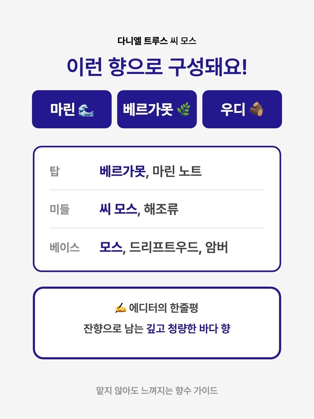 Daniel's Truth Oil Perfume Sea Moss 10ml 착용 스타일 - 3