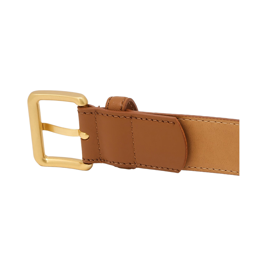 아떼 바네사브루노 액세사리 브라운 로고장식 소가죽 벨트 AABE6F103W2 브라운(Athe Vanessabruno Acc Brown Logo Leather Belt Normal Brown) - 4