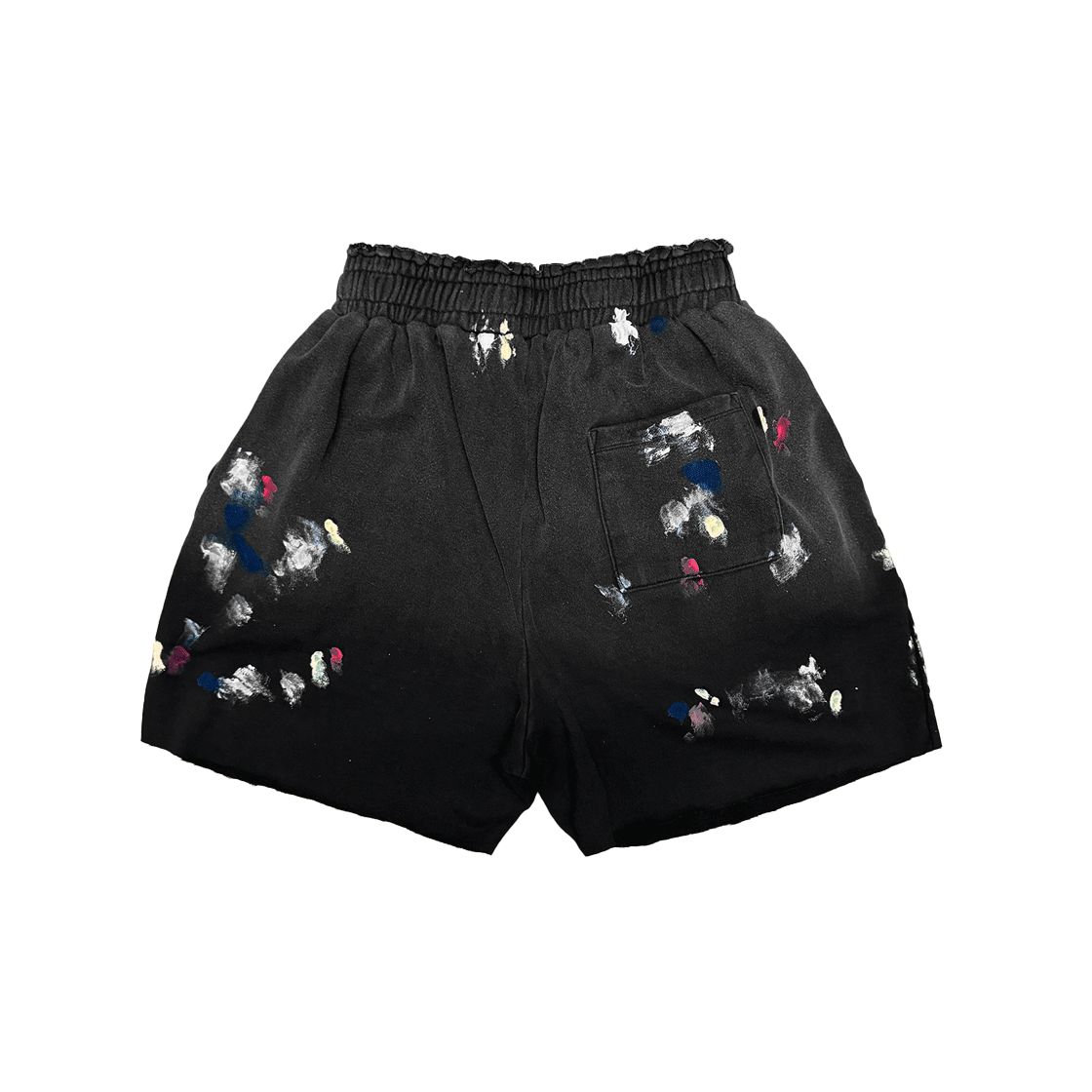 홈리스 에이치 로고 더티 쇼츠 블랙(Hommless h Logo Dirty Shorts Black) - 2