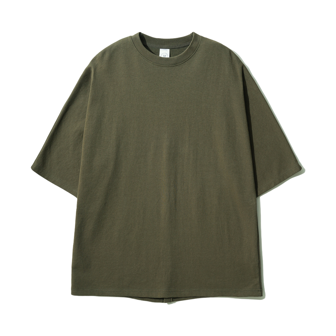 SOST2339_khaki_29 JEMUT Stay Overfit Short T-shirts Khaki SOST2339