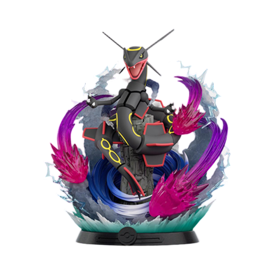 - Pokemon Black Rayquaza Figure