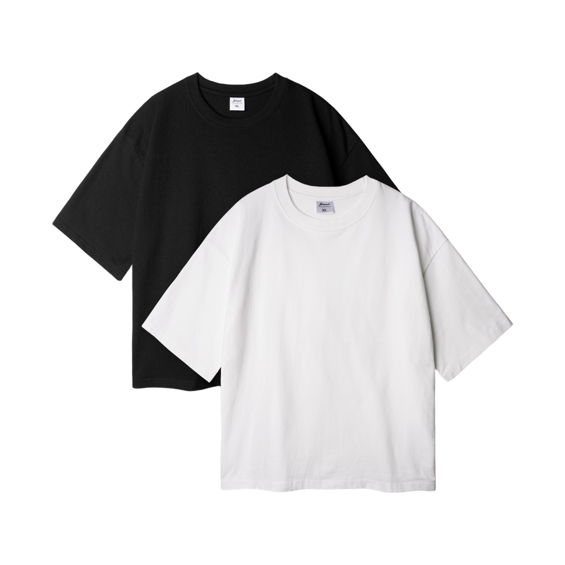 KJST2619_pk_29 JEMUT 2PACK Boy Crop Short T-Shirt KJST2619