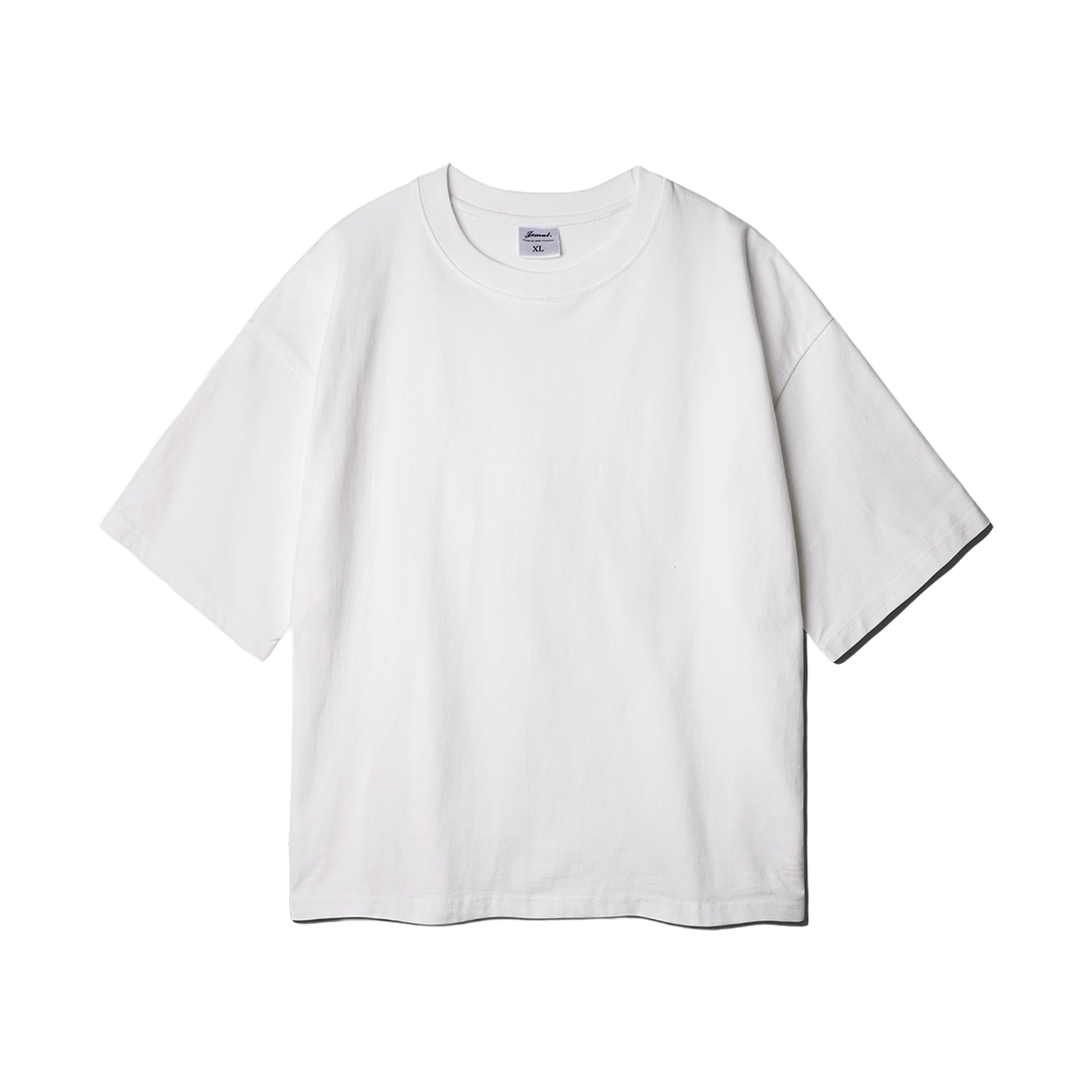 KJST2619_white_29 JEMUT Boy Crop Short T-Shirt White KJST2619