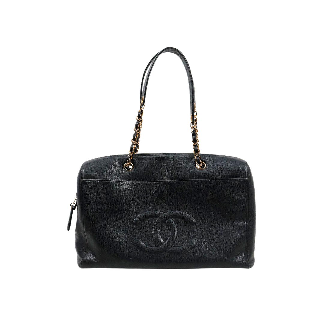 IT6M84EEVRCH Chanel Black Caviar Big CC Shoulder Bag A-A63174X