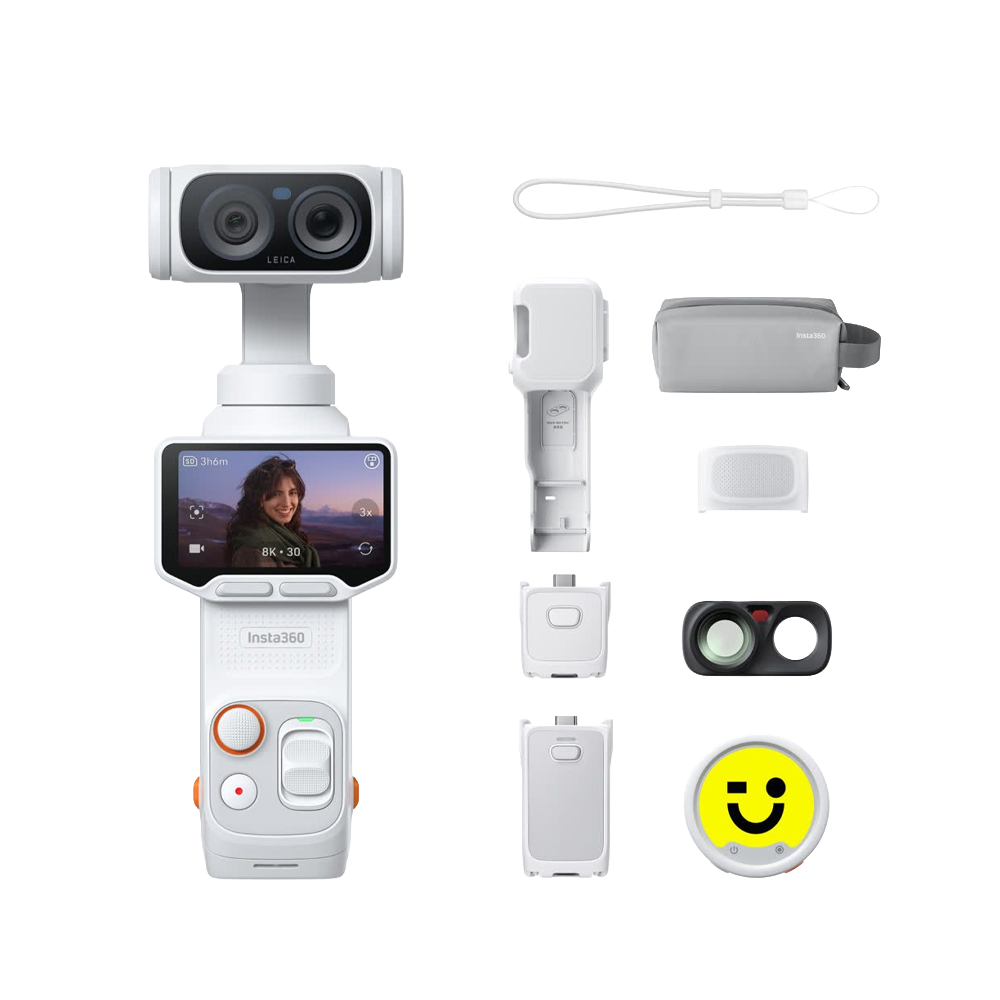 인스타360 Luna Ultra 스텔라 화이트, 크리에이터 번들([360/PRD] Insta360 Luna Ultra Creator Bundle Stellar White)