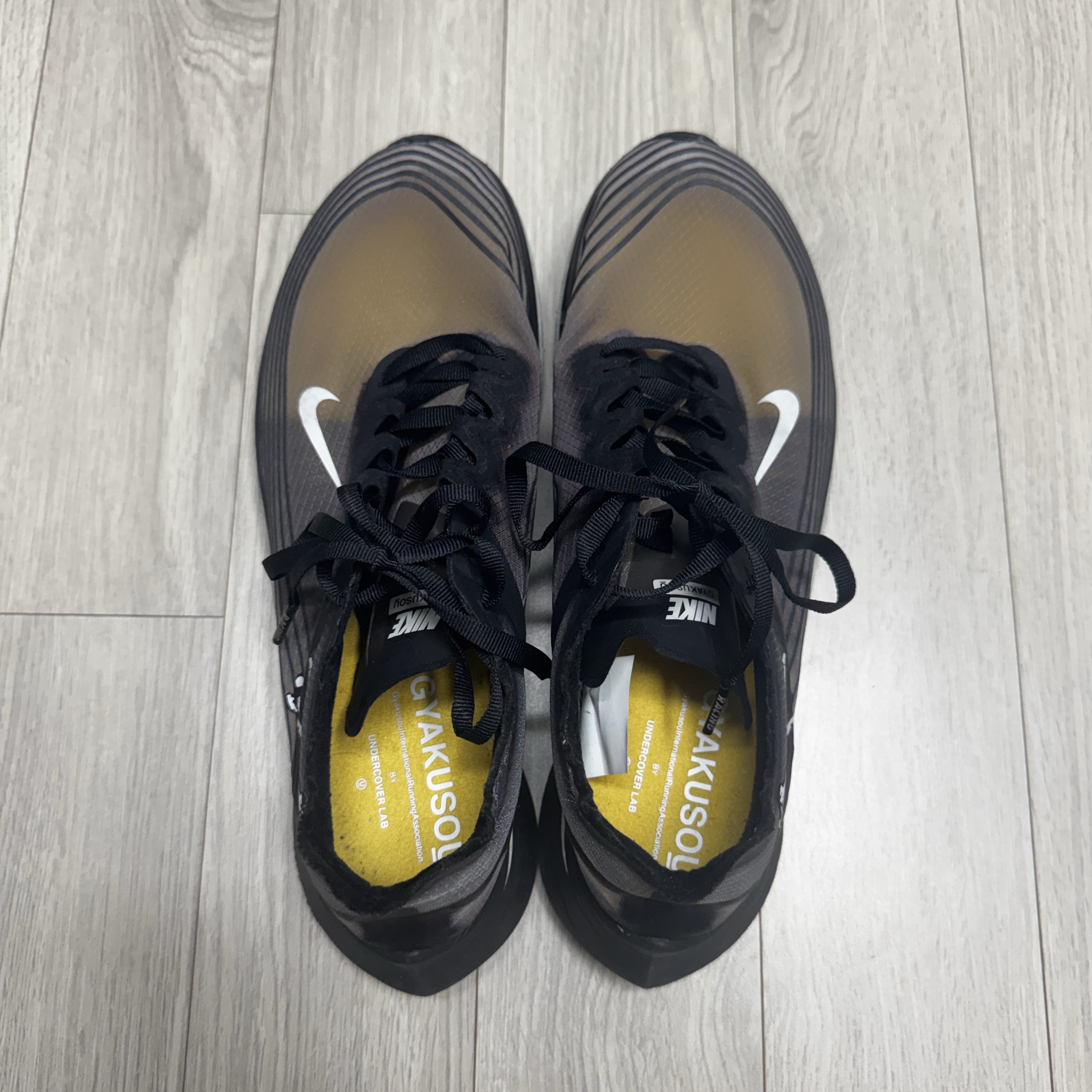 Nike x Undercover Gyakusou Zoom Fly Black 착용 스타일 - 5