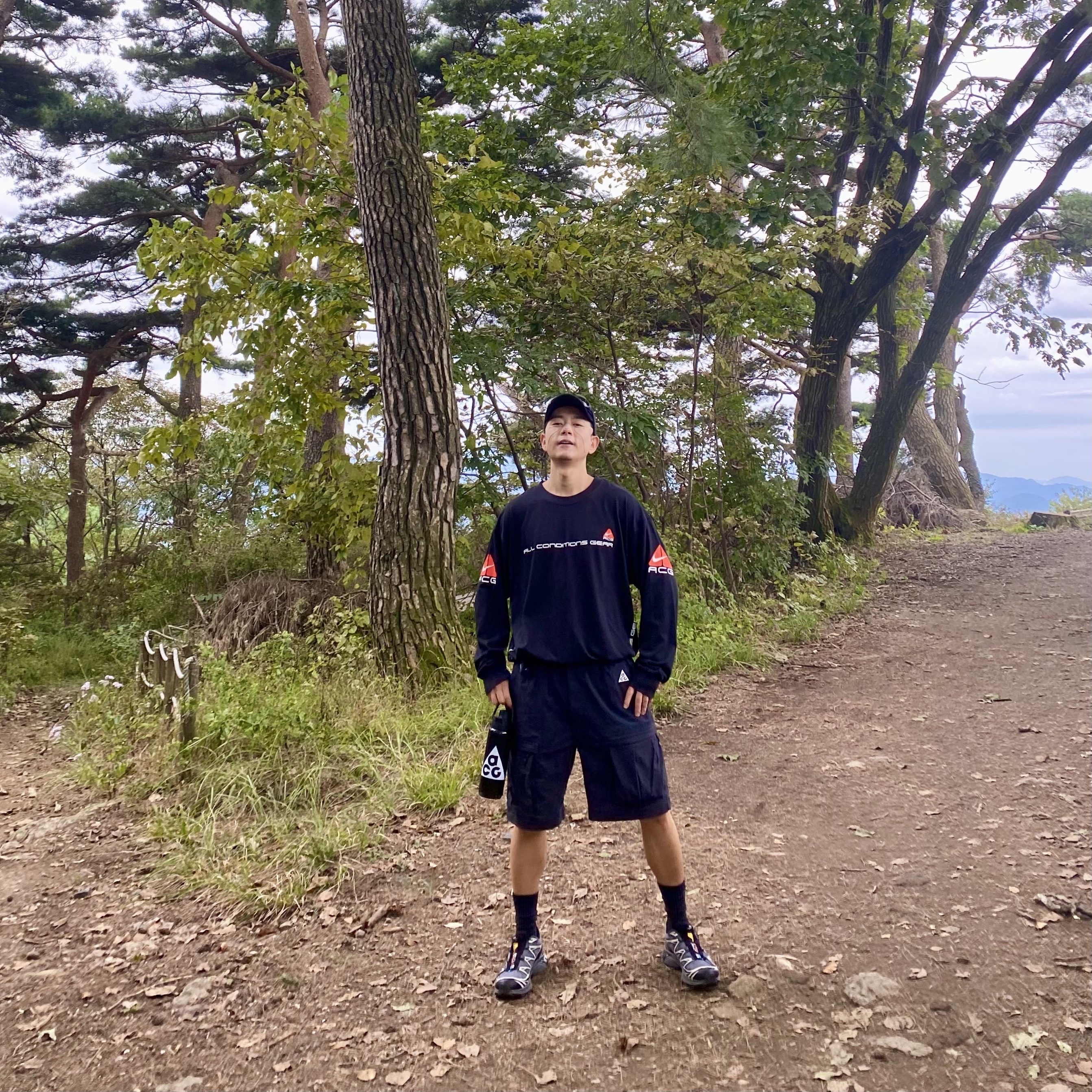 Salomon XT-6 Gore-Tex Black Ebony 착용 스타일