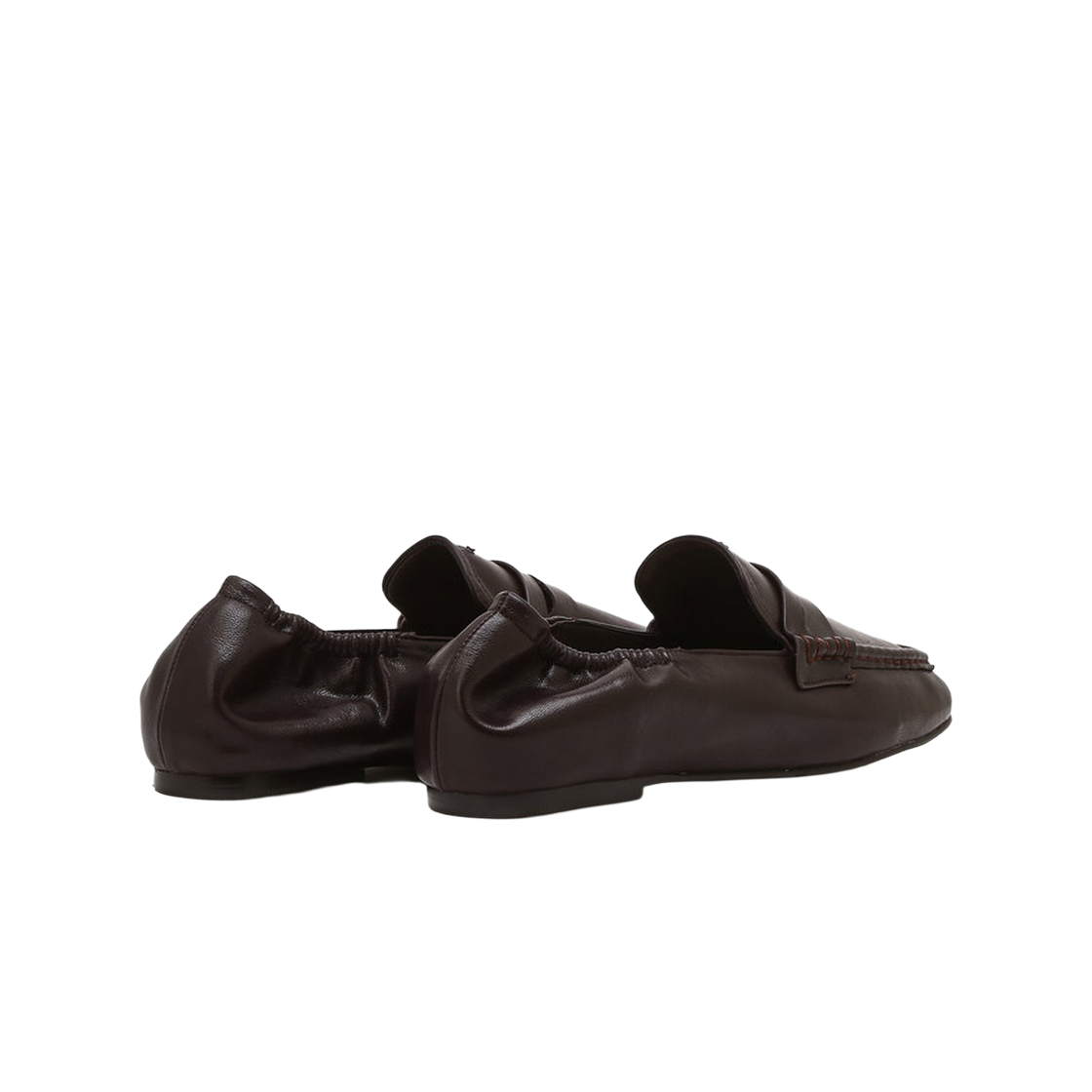 아떼 바네사브루노 액세사리 더블에이 셔링 로퍼 AASO6F302W2 브라운(Athe Vanessabruno Acc Double A Shirring Loafers Normal Brown) - 3