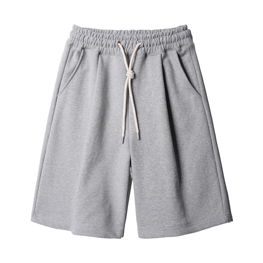 SOSP2483_gray_29 JEMUT Flash Summer One Tuck Half Pants Gray SOSP2483