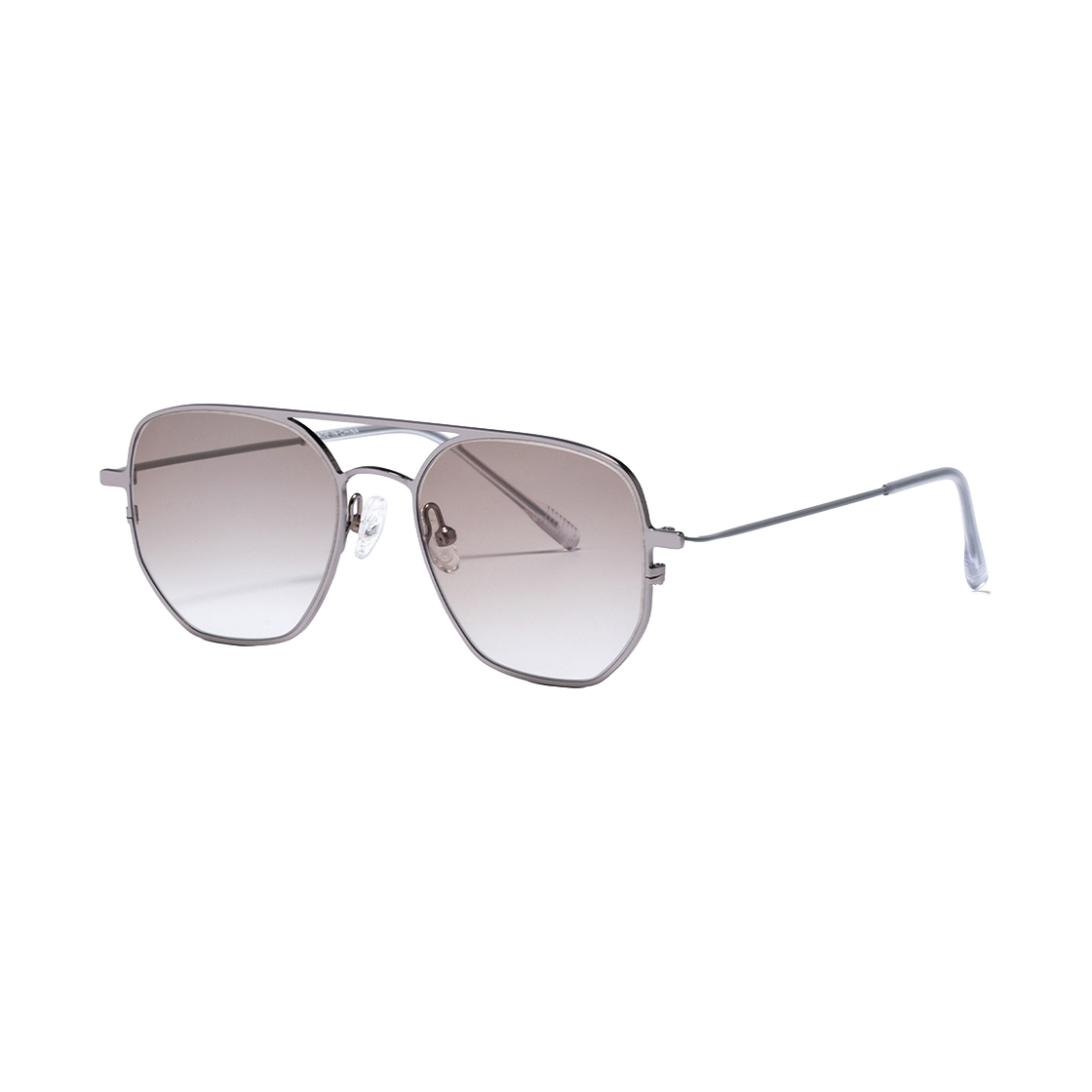 리끌로우 MOON 실버 선글라스 브라(RECLOW Moon Silver Sunglass Brown) - 3