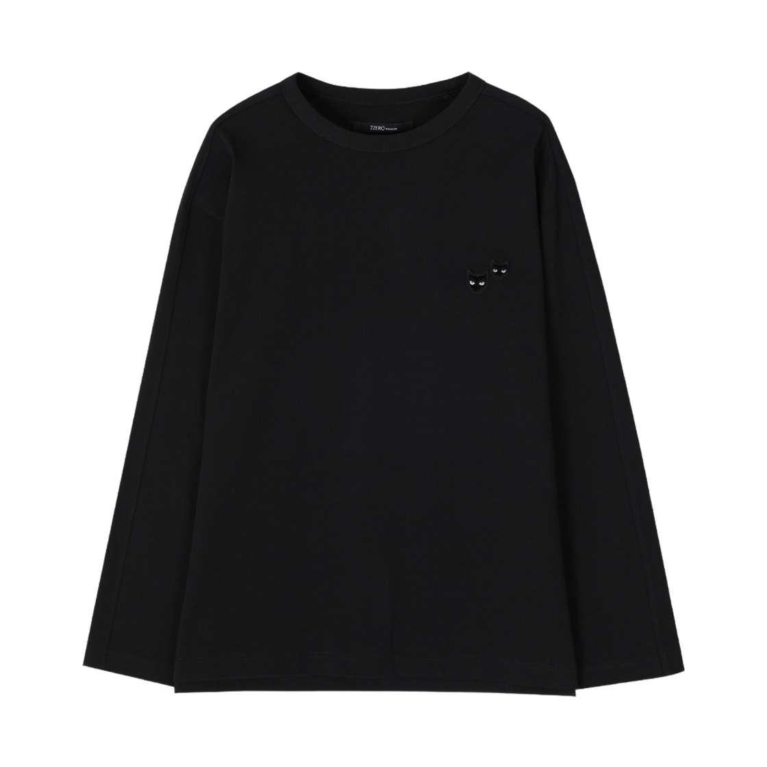SI5TS852BK SONGZIO ZZERO Panther Segment Raglan Long Sleeve Black