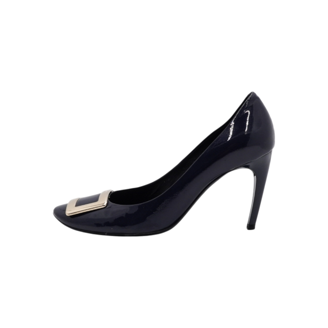 로저 비비에 RVW40015280 블루 페이던트 트럼펫 펌프스 여성 구두aa66058(Roger Vivier RVW40015280 Blue Patent Trumpet Pumps)