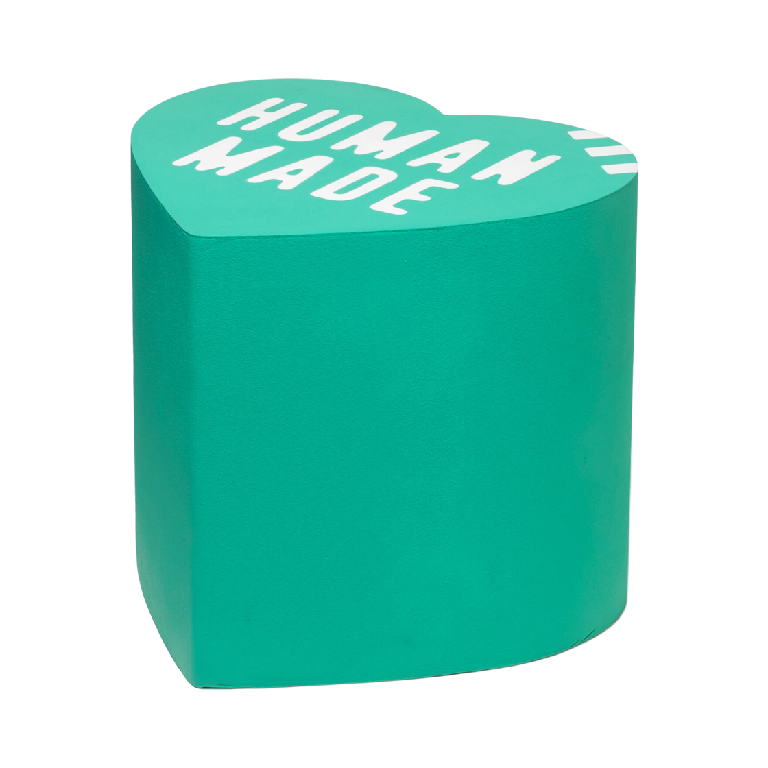 HM32GD122 Human Made Heart Urethane Stool Green