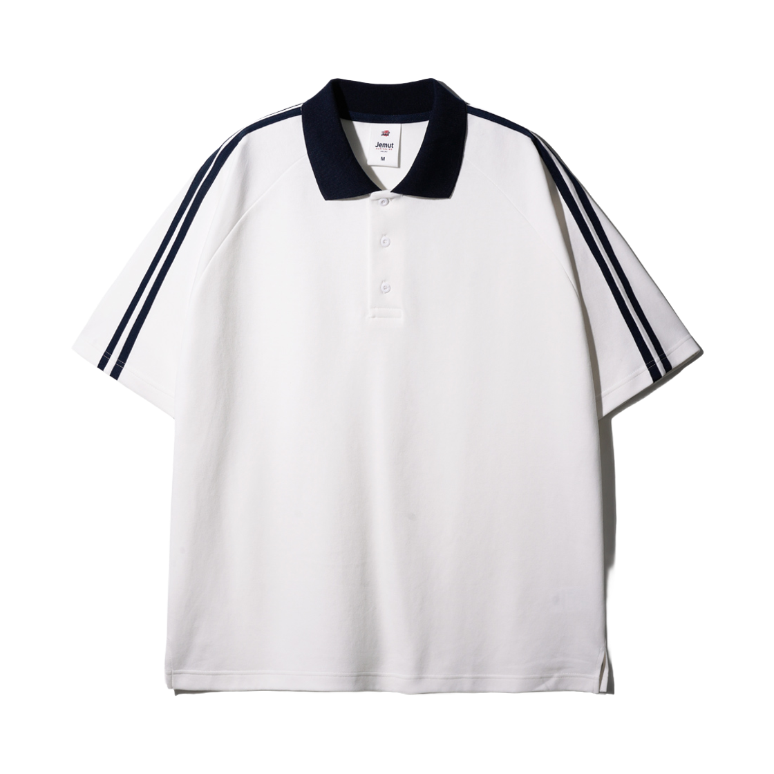 OYST2559_ivory_29 JEMUT Forward Overfit Collar Short T-Shirts Ivory OYST2559