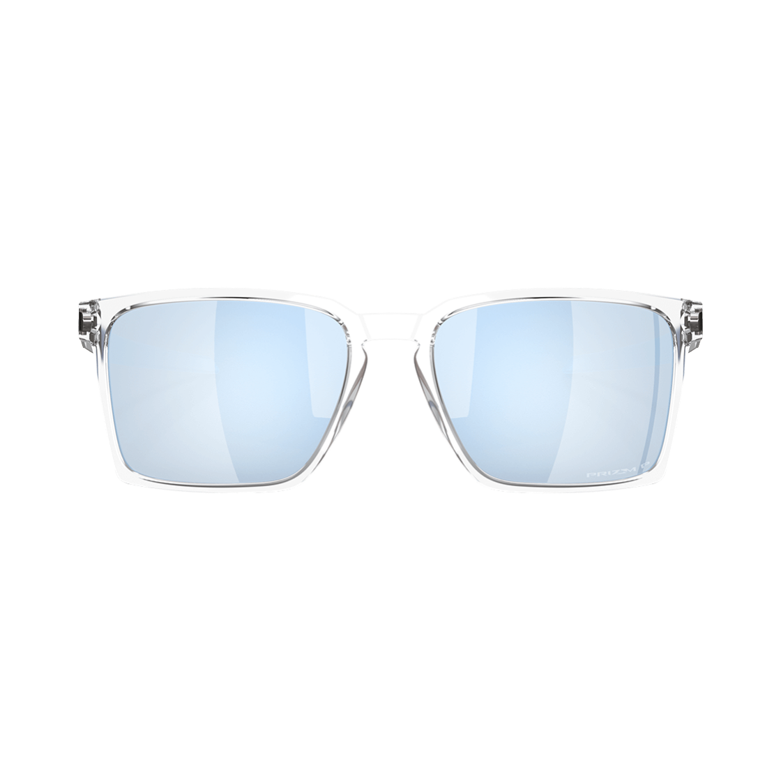 OO9483-0356 Oakley Exchange Sun Polished Clear Frame Prizm Deep Water Polarized Lenses Universal Fit
