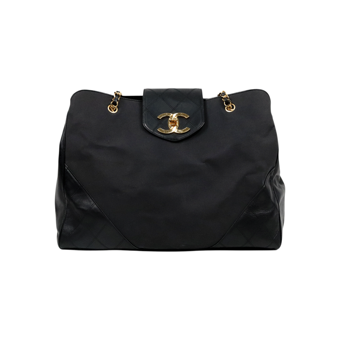ITULS2M6TAUH Chanel Black Fabric Supermodel Bag Realist A-A62224