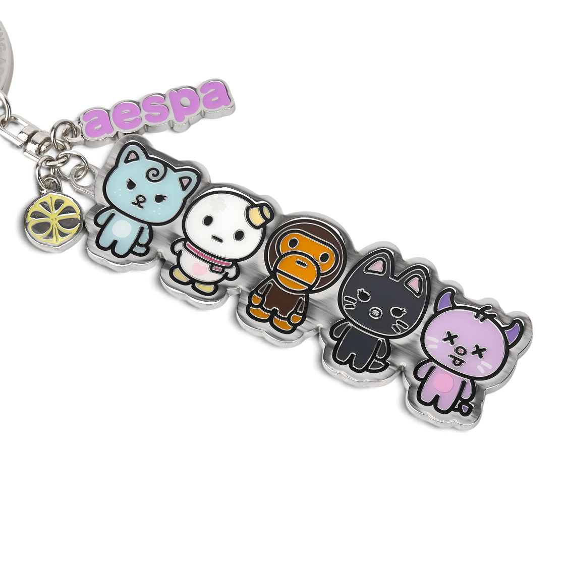 베이프 x 에스파 메탈 키체인 멀티(BAPE x Aespa Metal Keychain Multi) - 2