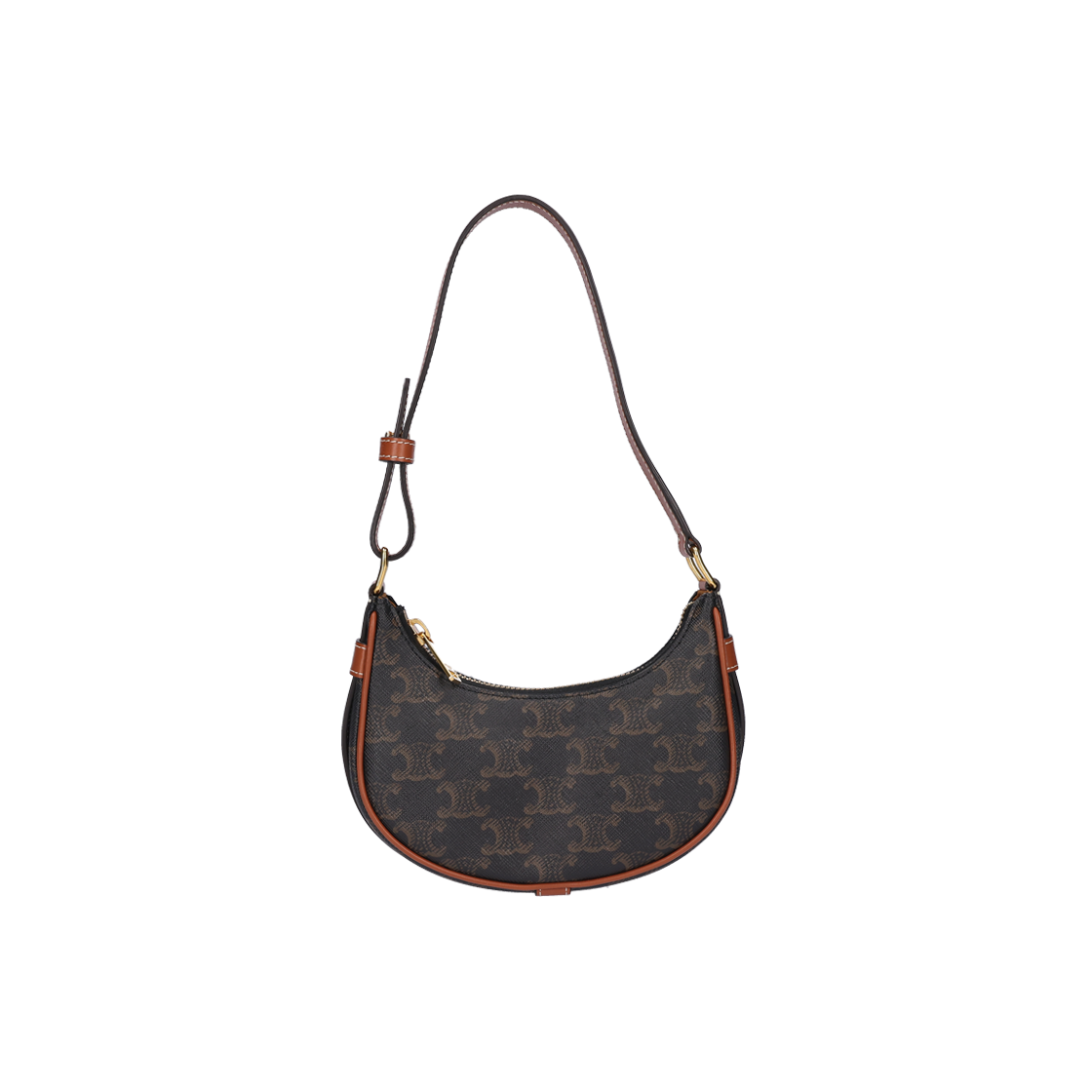 셀린느 10I602DS1 트리옹프 캔버스 & 카프스킨 미니 아바 탄(Celine Triomphe Mini Ava in Canvas & Calfskin)