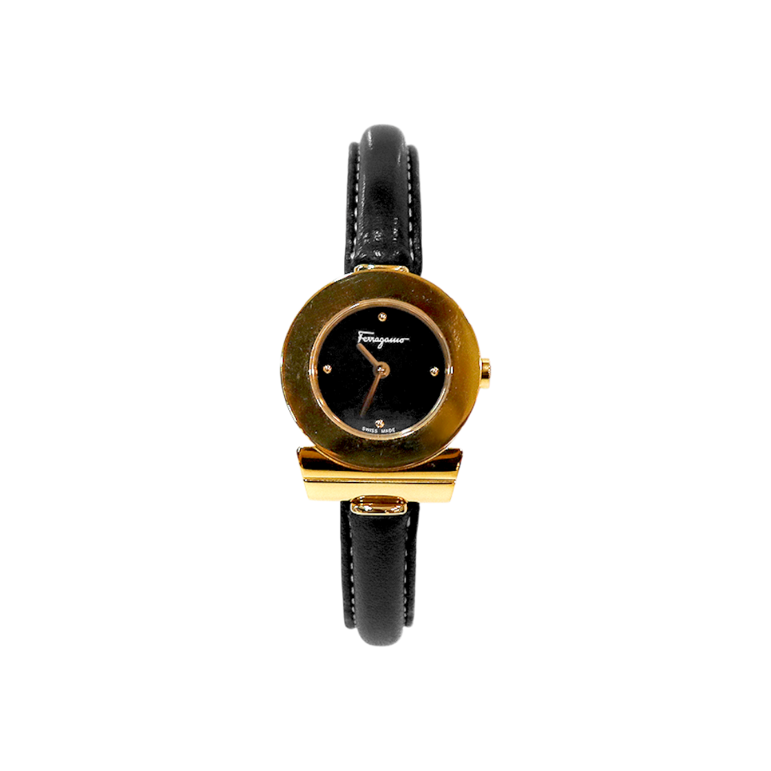 IT3MELEGV9I5 Ferragamo Gancini Quartz Watch C-B64764