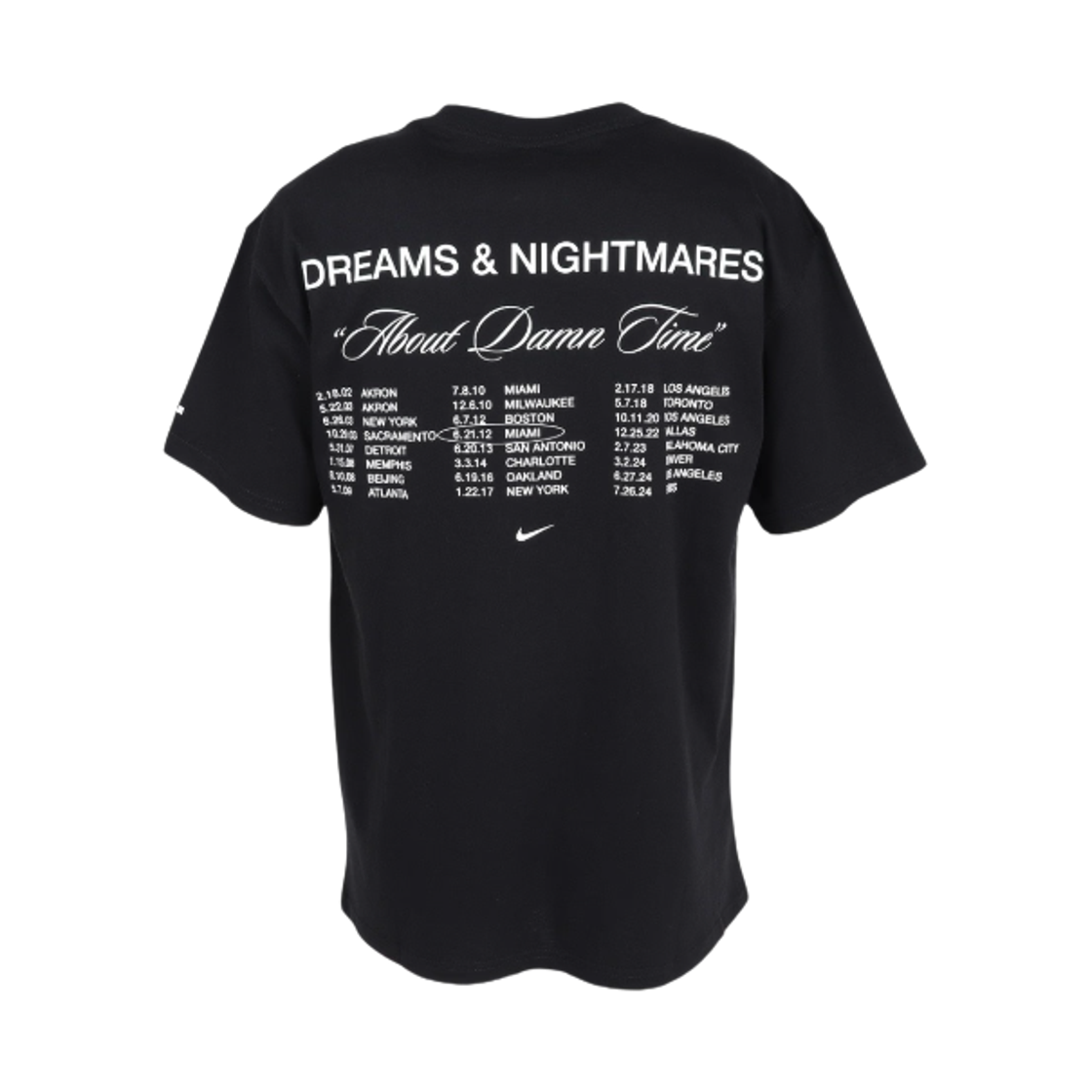 나이키 르브론 드림즈 앤 나이트메어 베스킷볼 티셔츠 블랙 - 아시아(Nike Lebron Dreams and Nightmares Basketball T-Shirt Black - Asia) - 2
