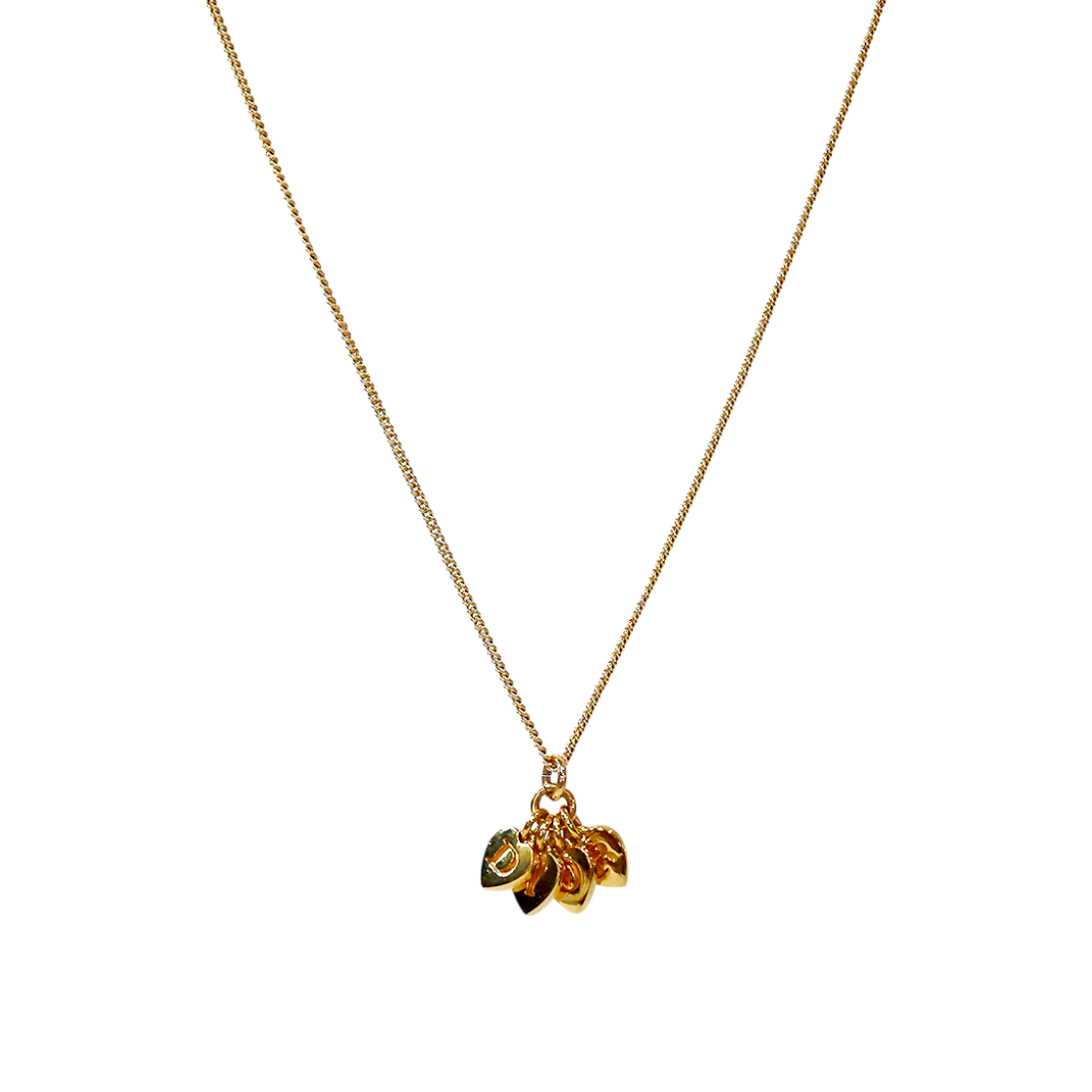 ITLDC57NVKJI Dior Heart Revolution Gold Necklace A-B62149