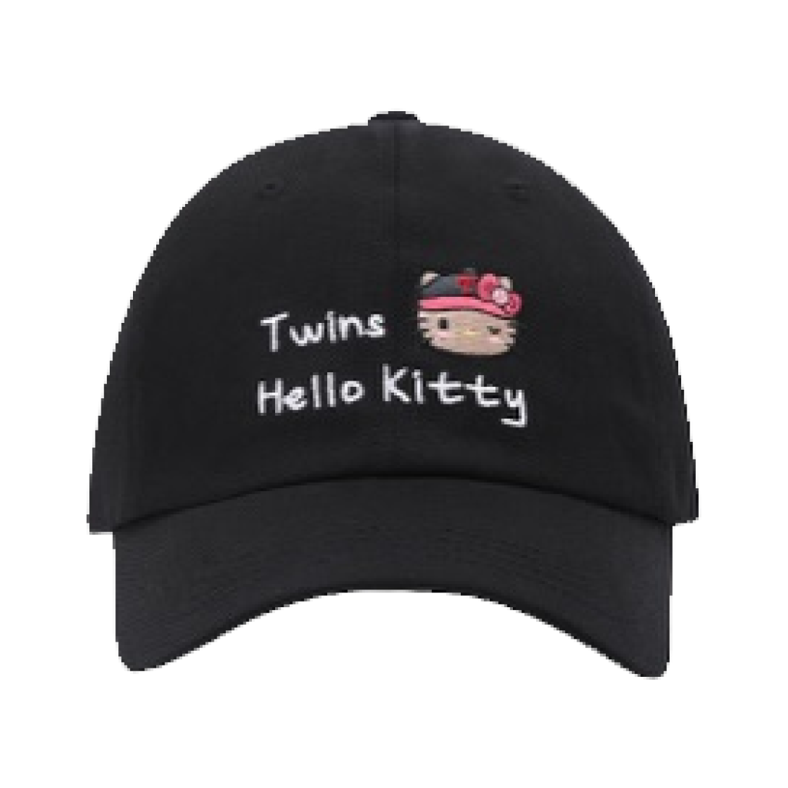 - LG Twins x Tanning Hello Kitty Character Lettering Ball Cap Black