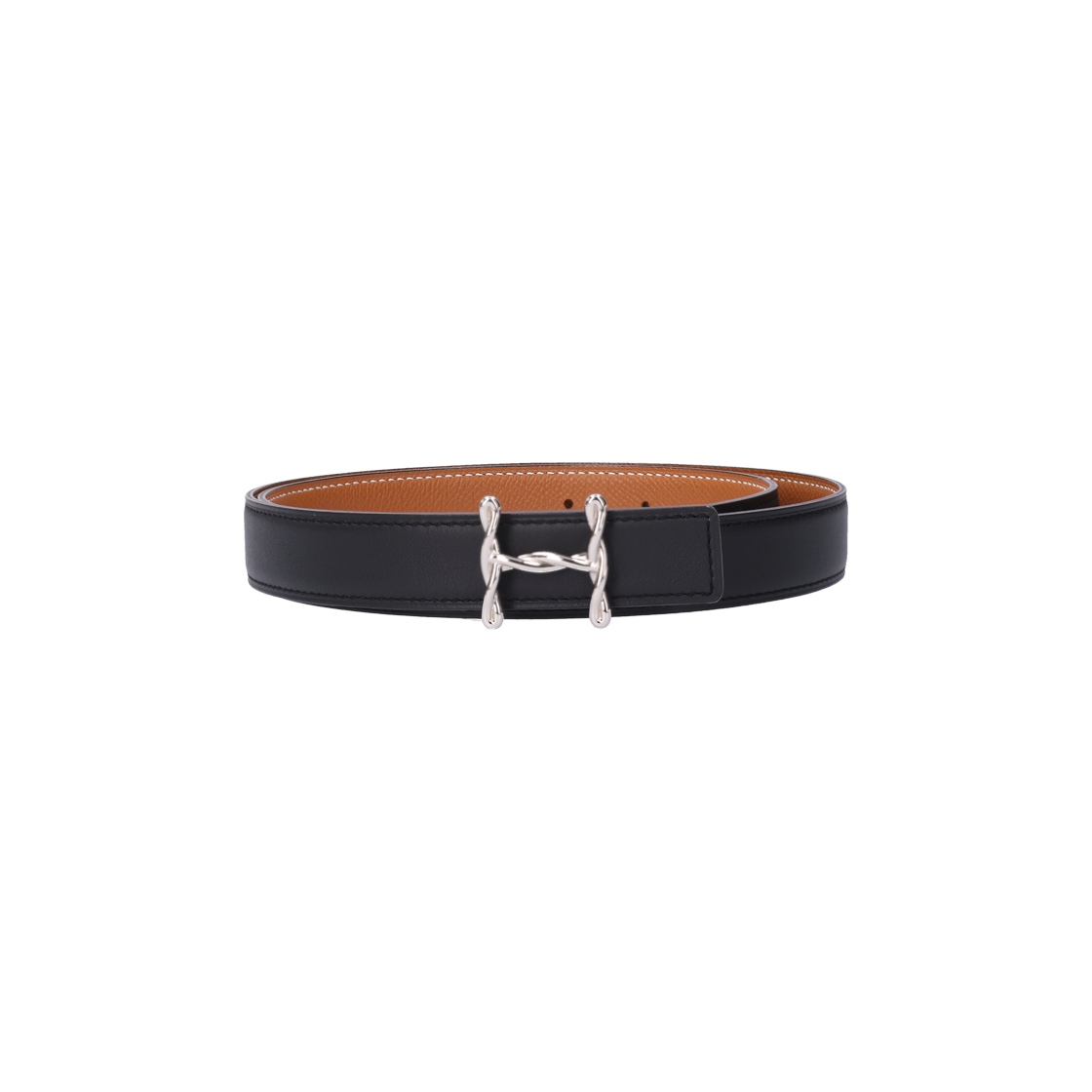 ITH6T58JWOHO Hermes H Torsade Belt Buckle & Reversible Belt in Epsom & Swift Noir Gold