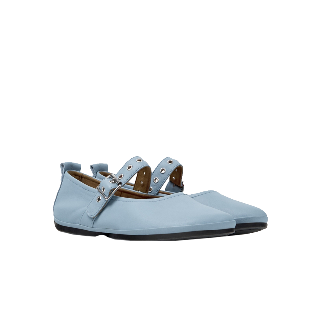 캠퍼 여성 라이트 니나 플랫슈즈 라이트블루(Camper Woman Right Nina Flat Light Blue) - 2