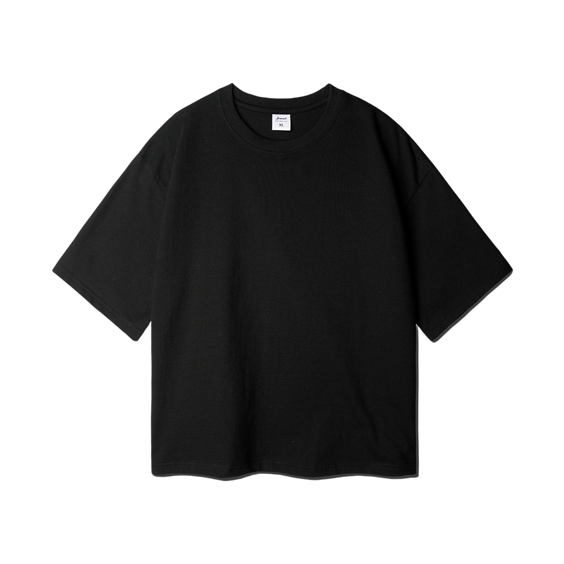 KJST2619_black_29 JEMUT Boy Crop Short T-Shirt Black KJST2619