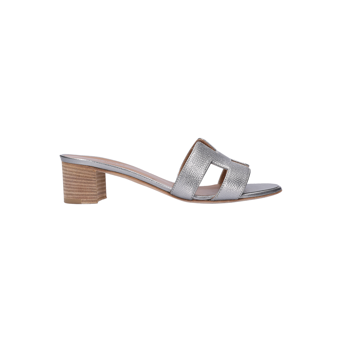 ITCUILH95GSP Hermes H181141Z Oasis Sandals Absinthe Silver