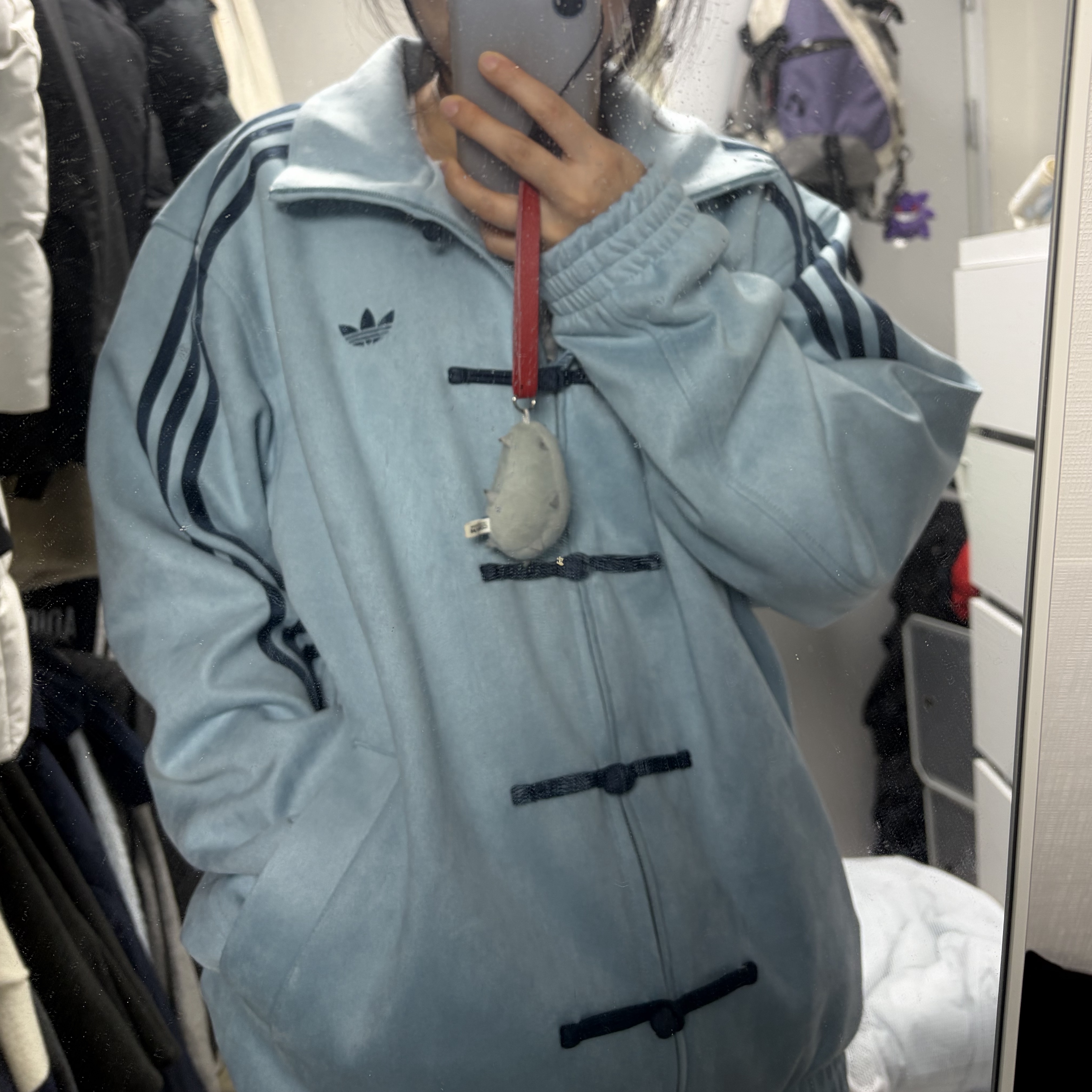 2025 Dan,comma Pop Up Detective Conan Ran Mori Sea Cucumber Plush Keyring, Adidas New Chinese Style Track Top Ash Grey - KR Sizing 착용 스타일