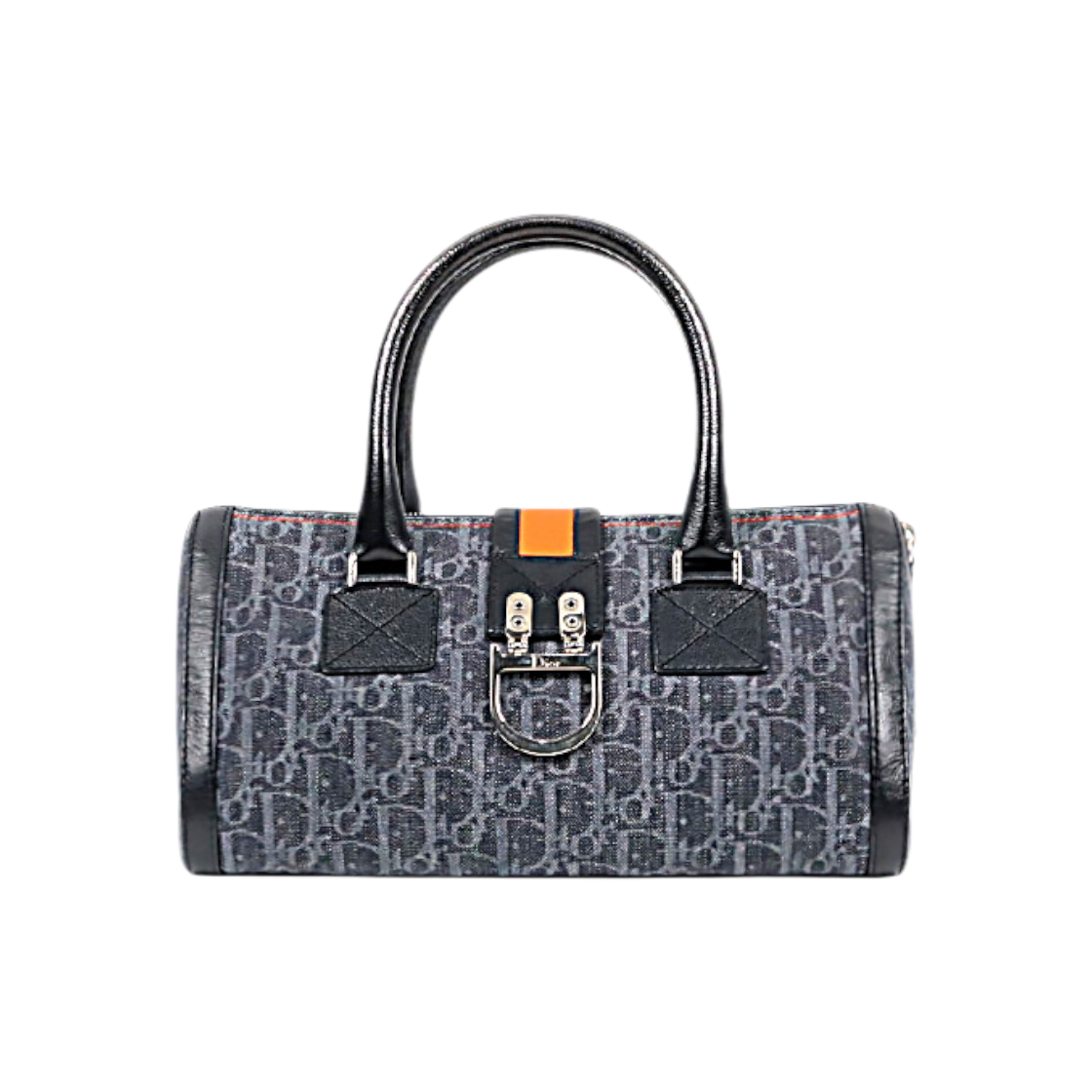 ITD2U7GTIP4W Dior Navy Oblique Boston Bag C-A64232X
