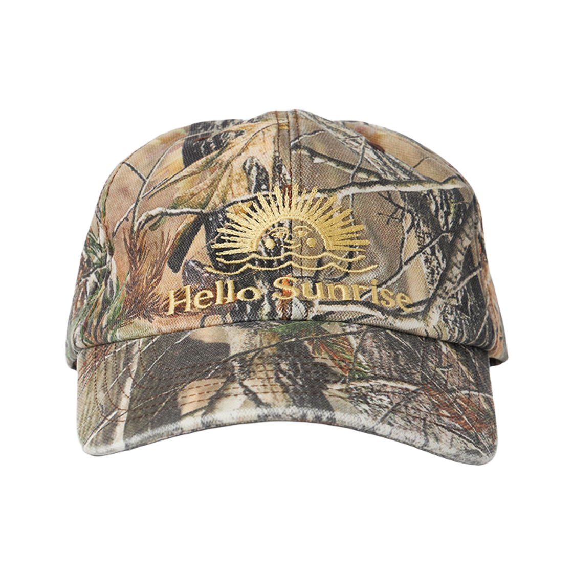 헬로선라이즈 워시드 OG 로고 볼 캡 리얼트리(Hello Sunrise Washed OG Logo Ball Cap Real Tree) - 1