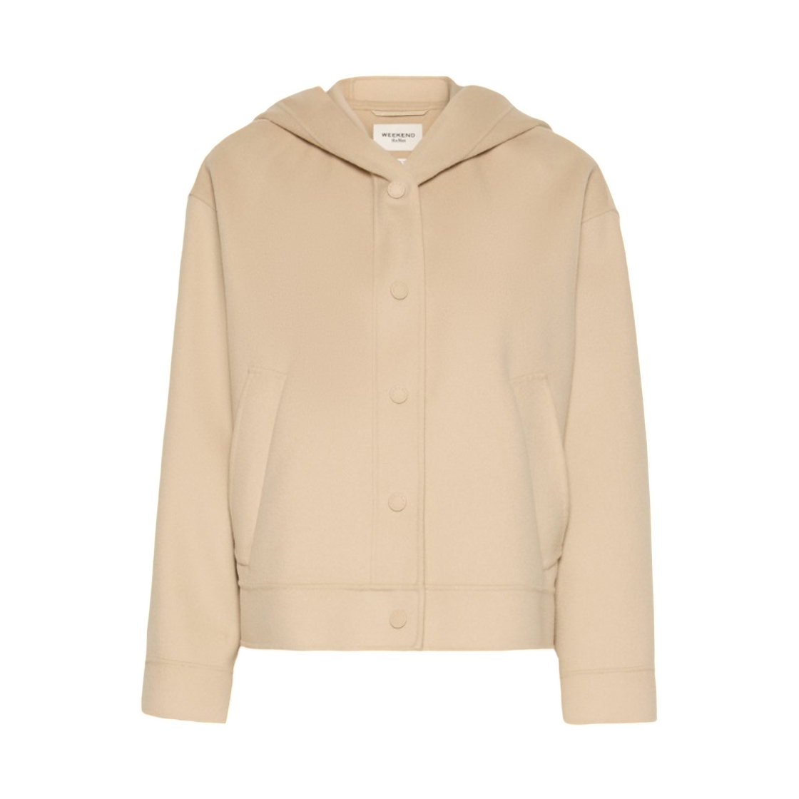 (W) 위켄드 막스마라 리덴테 버진울 코트 샌드((W) Weekend Max Mara Ridente Virgin Wool Coat Sand)