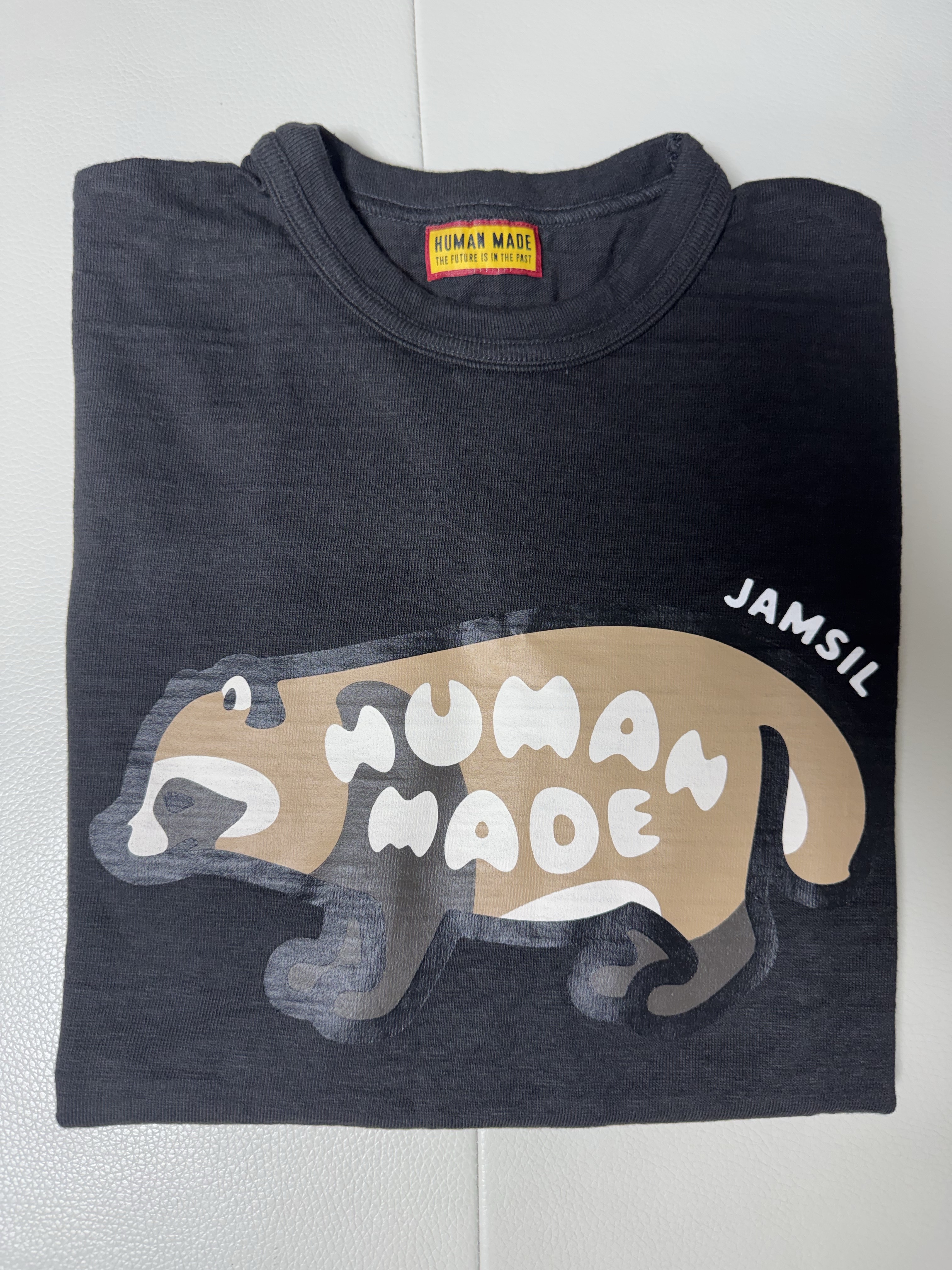 Human Made Animal Graphic T-Shirt Jamsil Black 착용 스타일