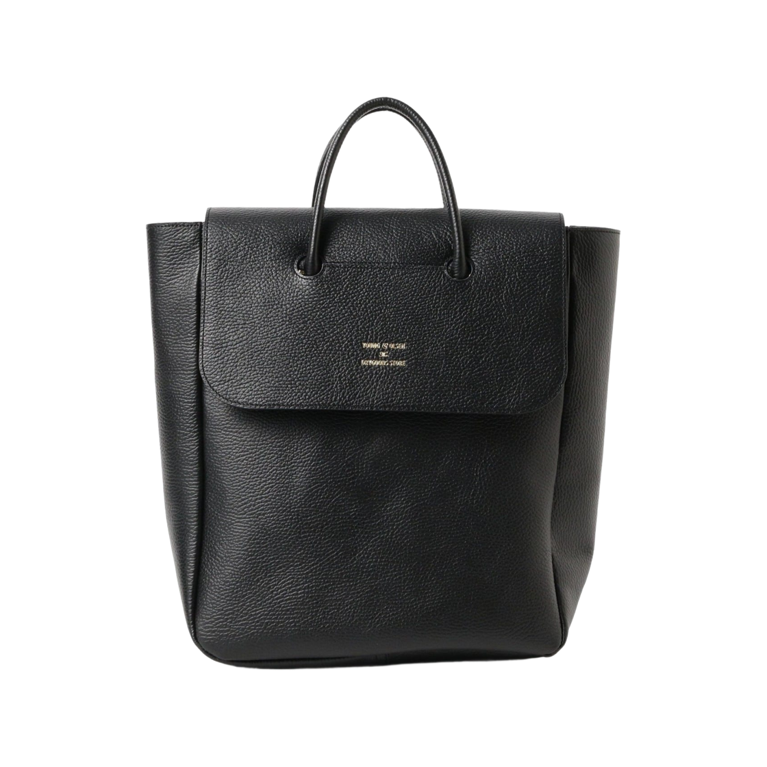 데미 럭스 빔즈 x 영앤올슨 더 드라이굿즈 스토어 플랩 토트백 블랙(Demi-Luxe Beams x Young & Olsen The Drygoods Store Flap Tote Bag Black)
