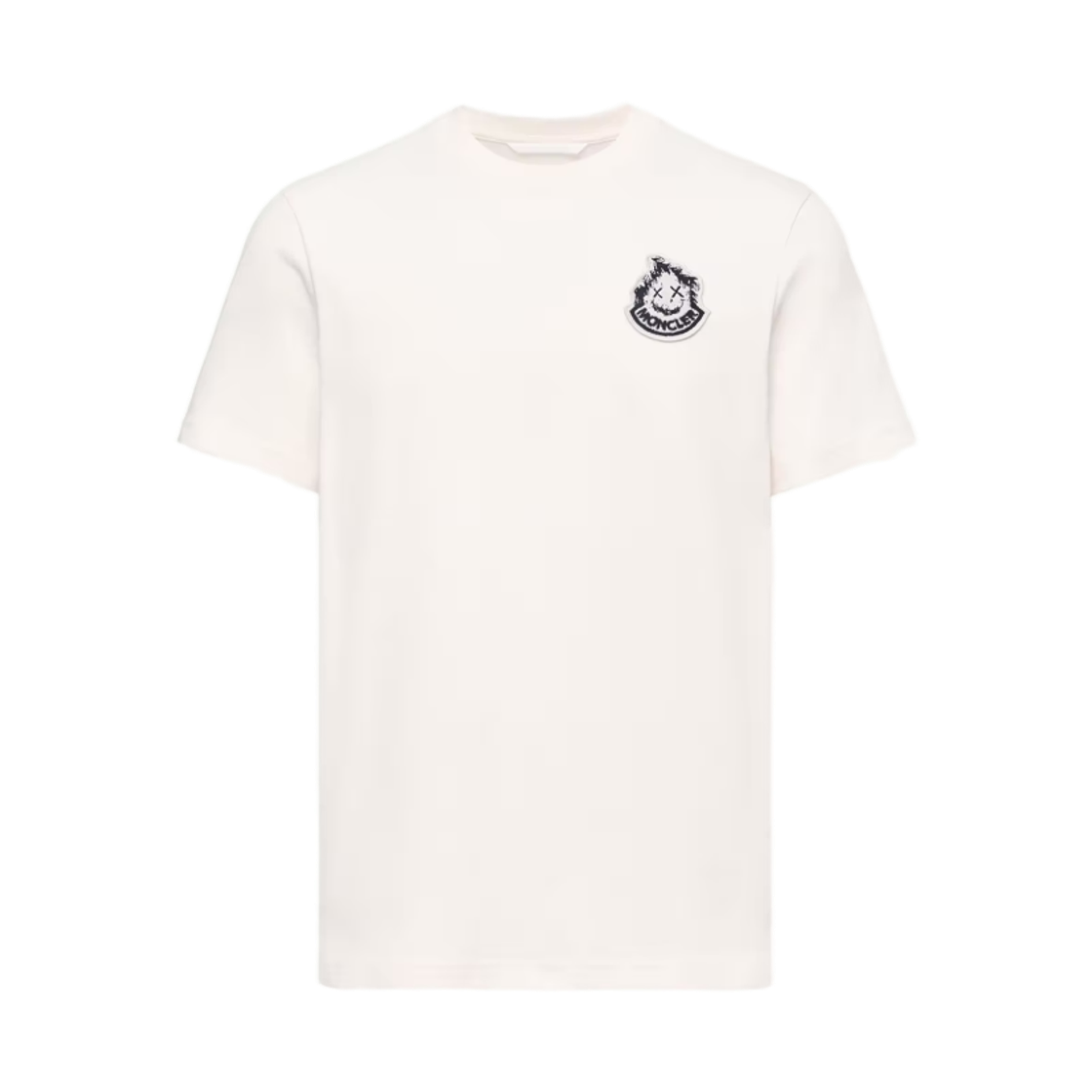 L2-091-8C00021-89AUG-034 Moncler Logo Cotton T-Shirt White - 26FW