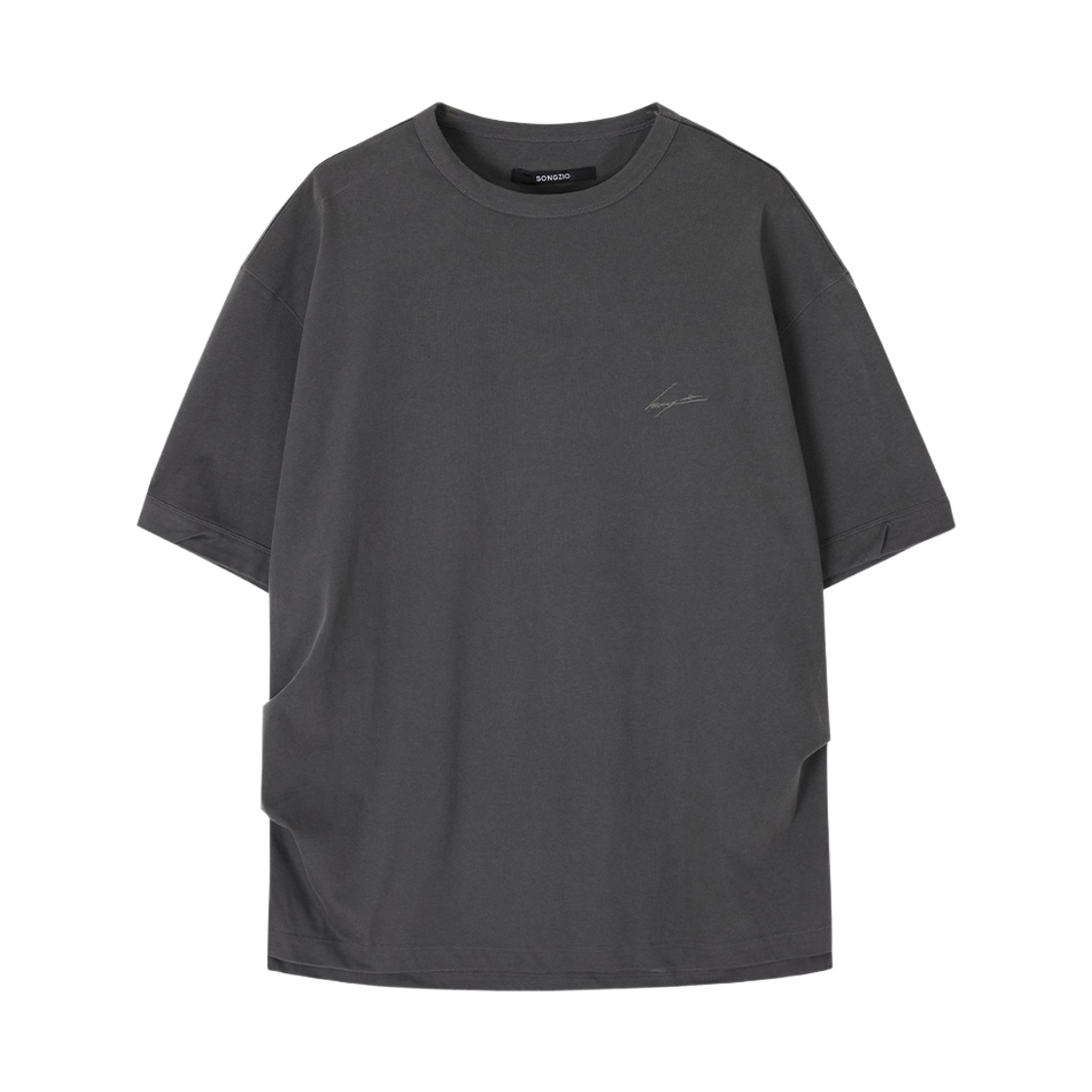 SI5TS751GY SONGZIO COLLECTION Chariot Embroidered T Shirt Grey