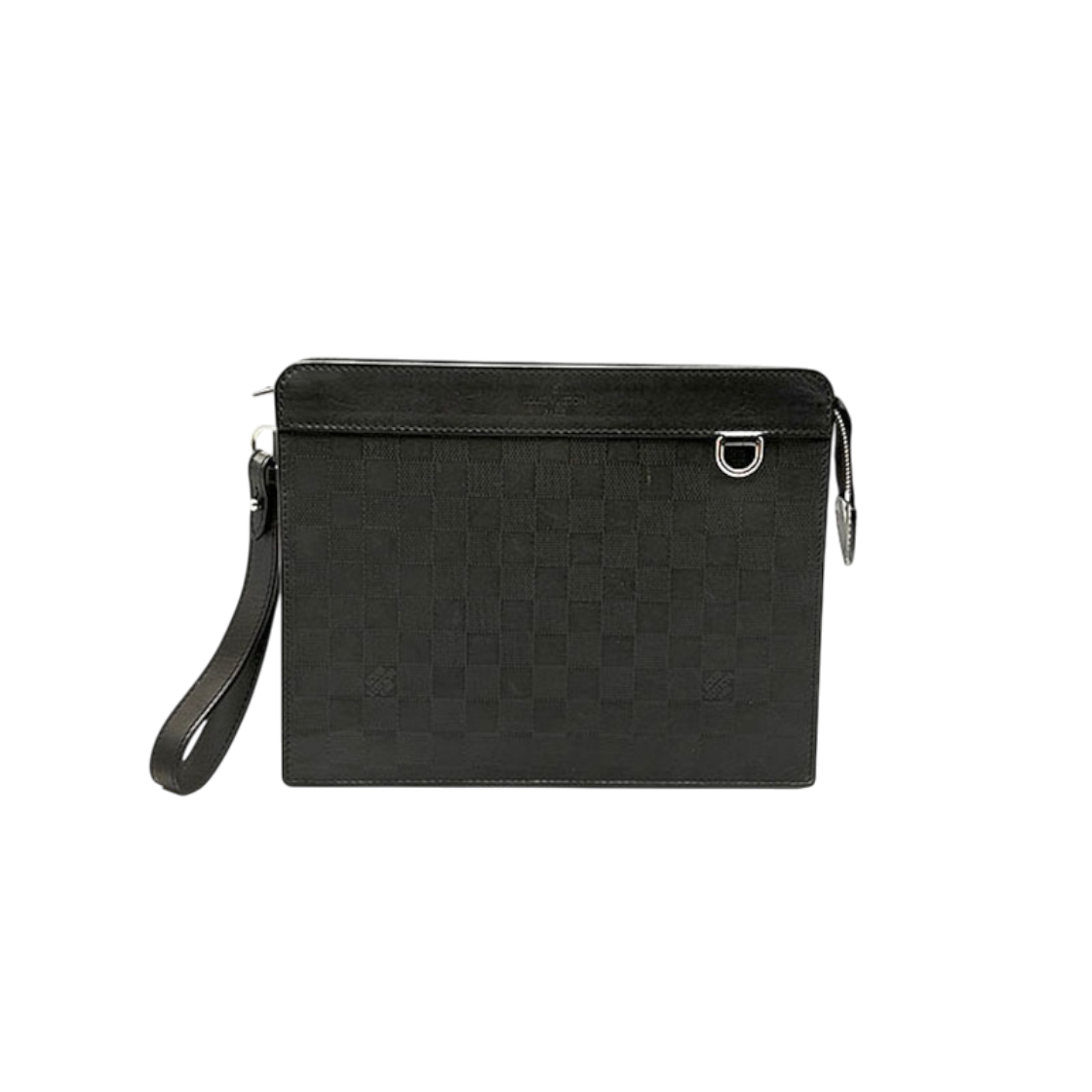 ITFPHIPTWMUO Louis Vuitton Damier Infini Standing Clutch L674114