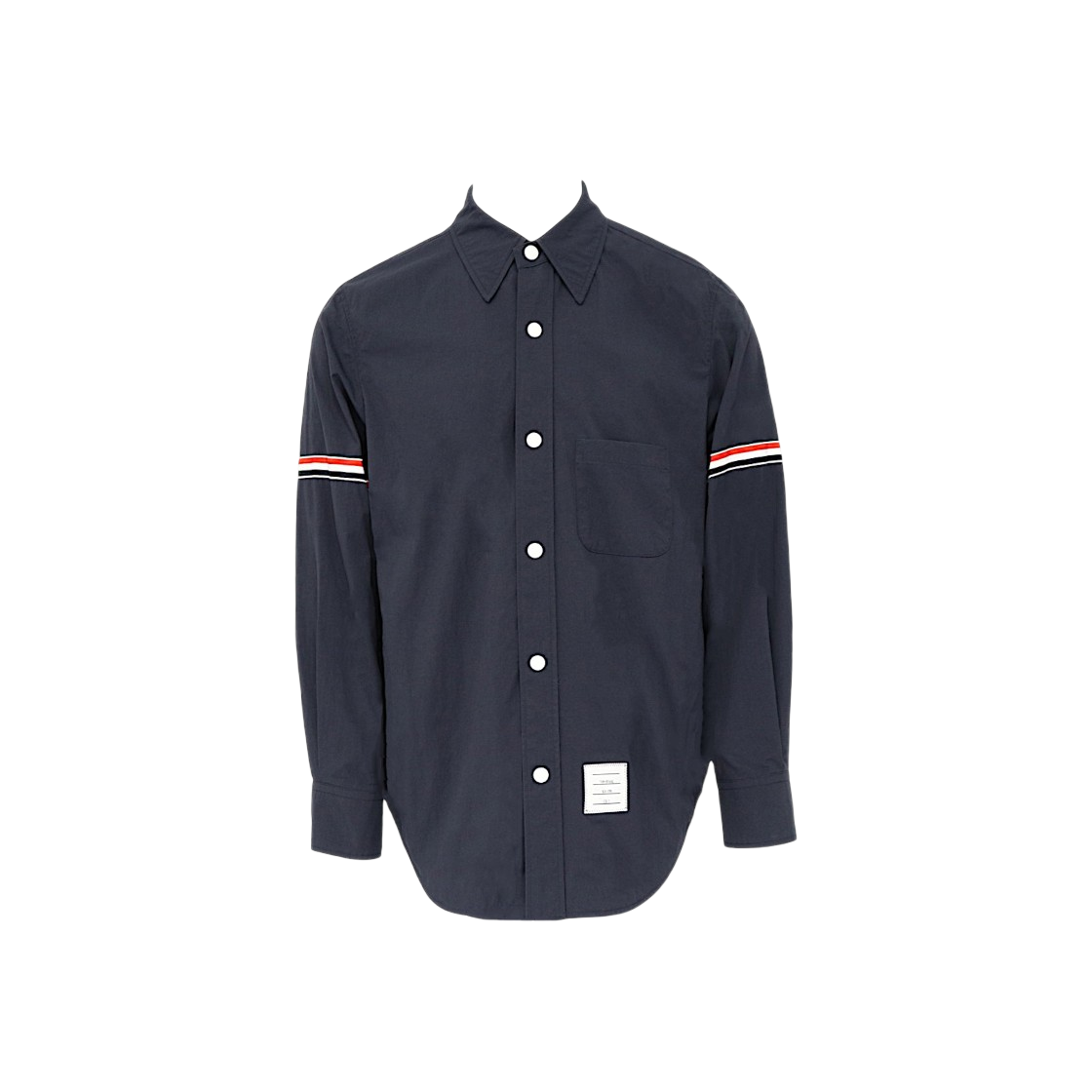 IT4S46FJCE3P Thom Browne Arm Band Nylon Shirt Jacket