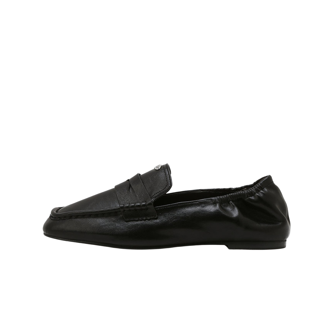 아떼 바네사브루노 액세사리 더블에이 셔링 로퍼 AASO6F302BK 블랙(Athe Vanessabruno Acc Double A Shirring Loafers Black) - 1