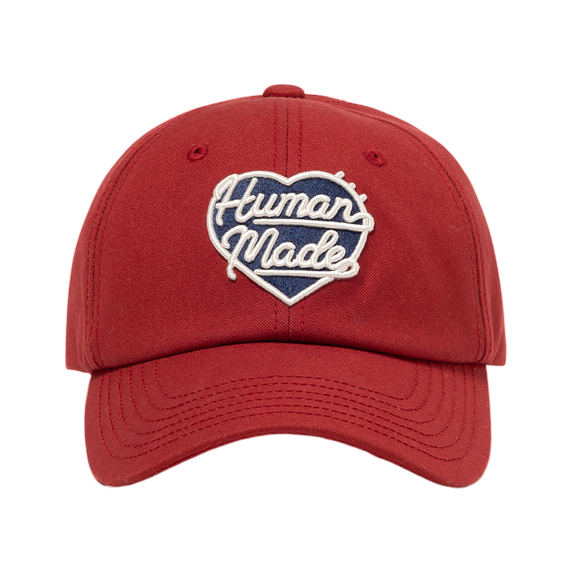 휴먼 메이드 6 패널 캔버스 캡 레드(Human Made 6 Panel Canvas Cap Red) - 2