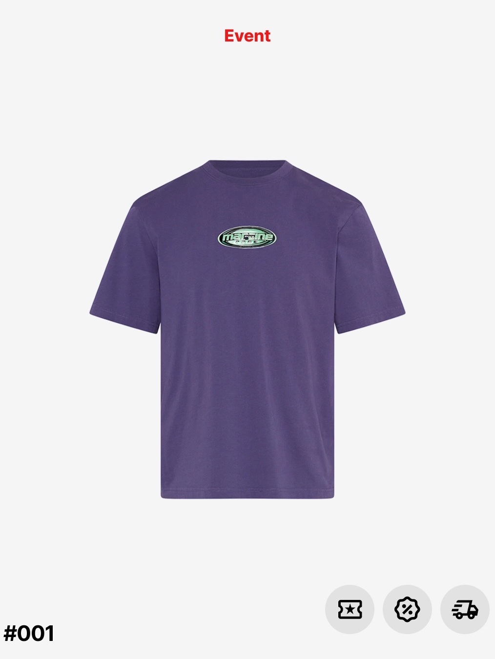 Martine Rose Classic T-Shirt Purple Indigo - 26SS, Edward Cuming Gum Banana Top Washed Green - 26SS 착용 스타일 - 2