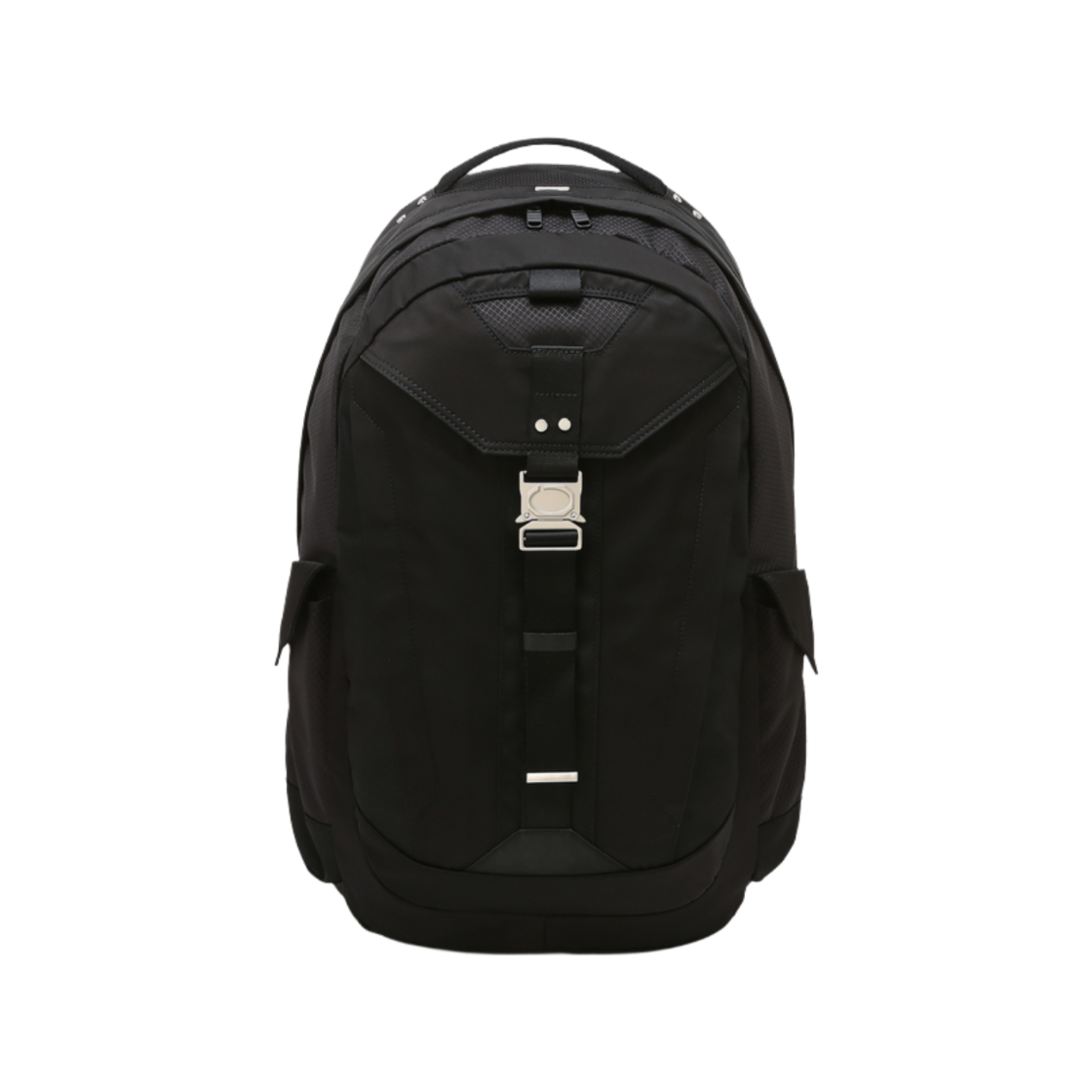 JUBA6F111BK Jillstuart Men's Acc Black Logo Detail Nylon Backpack
