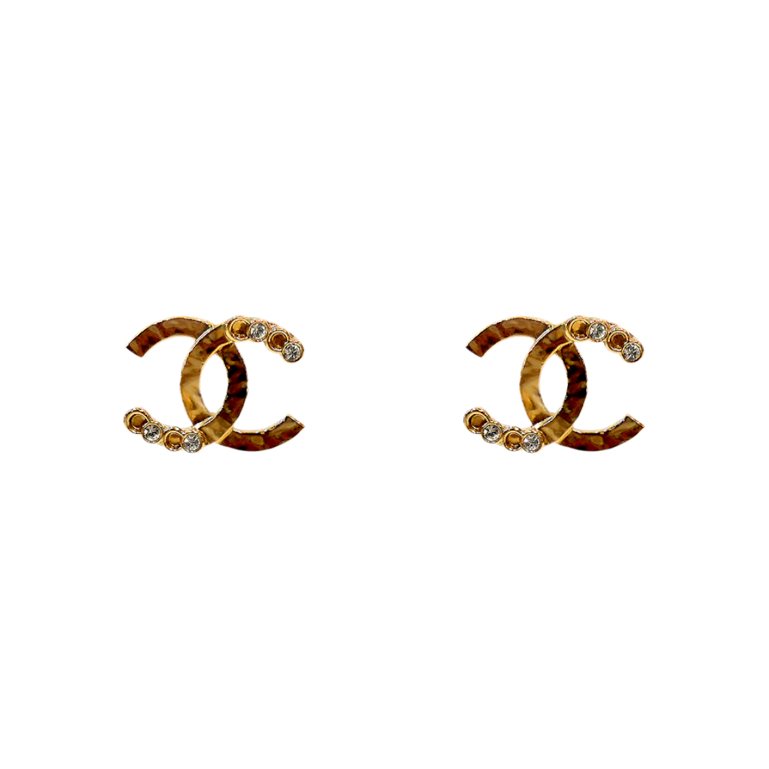 IT868TWV2G3U Chanel Cubic CC Earrings C-B64772