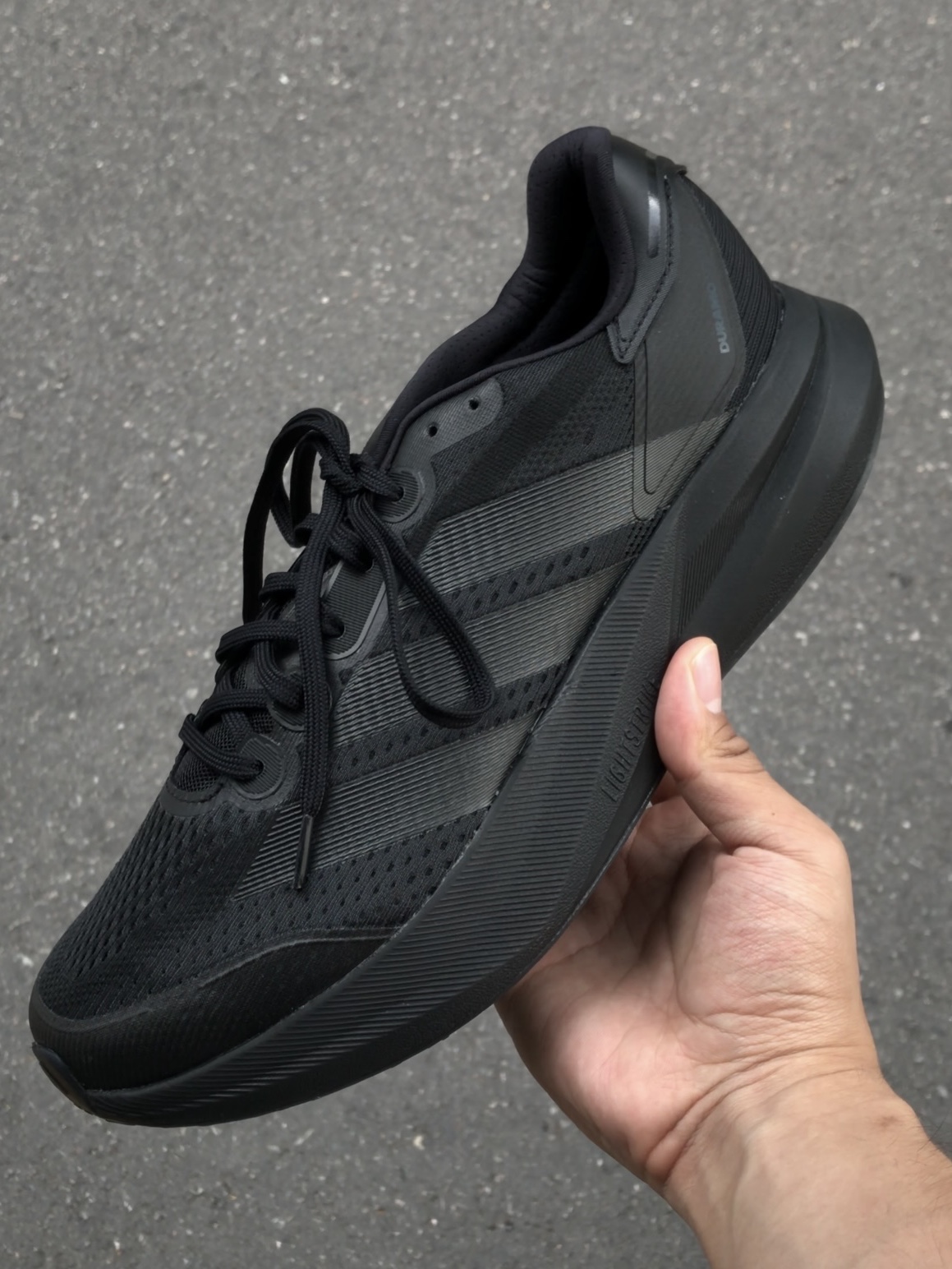 Adidas Duramo Speed 2 Core Black 착용 스타일 - 6