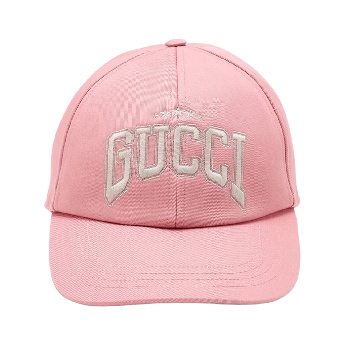 817455-4HBDS-5700 Gucci Embroidery Cotton Baseball Cap Pink